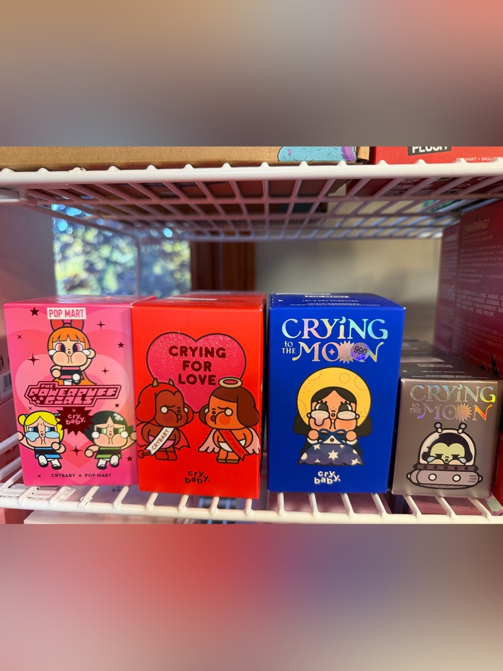 One confirmed Pop Mart Crybaby Figurine